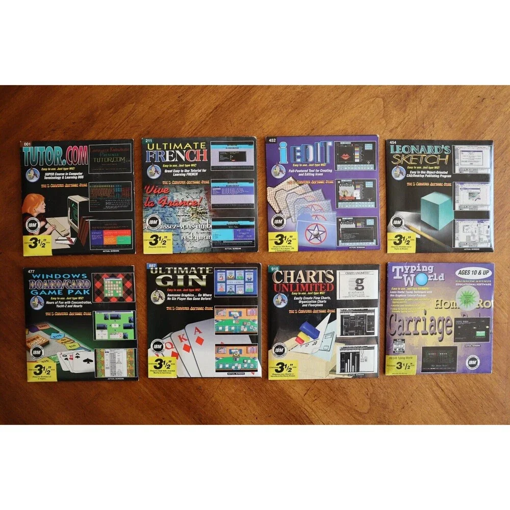 Lot Of 8 Sealed 3.5